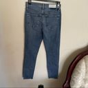 RE/DONE  High Rise Ankle Crop Mid 80’s Wash Photo 6