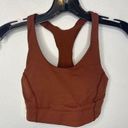 Outdoor Voices  Women's Size XXS Sports Bra Rust Orange Activewear Racerback NWT Photo 0