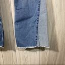 Wrangler  Flared Crop Two Tone Raw Hem Frayed Jeans size 10 Photo 6