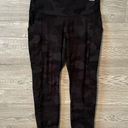 Lululemon  black and grey camo leggings align size 10 25” inseam Photo 0