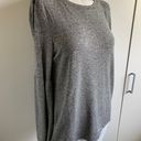 Halston Heritage H by Halston flared sleeve gray medium shirt/blouse Photo 2