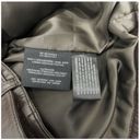 Cole Haan  356M2185 Size M Snap Neck Racer Lambskin Leather Jacket Dark Espresso Photo 8