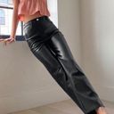 Wilfred Aritzia  The Melina Super High Rise Vegan Leather Pants in Black Photo 2