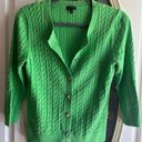 Talbots  petite Medium Green Cardigan Photo 0