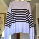 Ann Taylor  Striped Crewneck Sweater Sz XL Photo 0