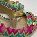 Harper Elaine Turner  Batik Print Wedge Sandals Size 6.5 Photo 8