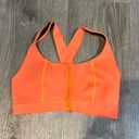 Sweaty Betty  Orange Circuit Zip Up Sports Bra Photo 1