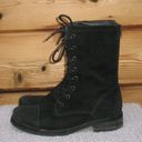 All Saints Black Military Combat Boots Photo 1