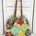 Relic  Floral Canvas Hobo Shoulder Bag Ivory Multi Photo 1