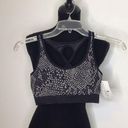 Spiritual Gangster  Snakeskin Print Sports Bra size XS/S. NWT. Black… Photo 0