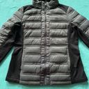 Michael Kors  Women's Puffer Jacket Gray Packable Hidden Hood Size M Photo 1