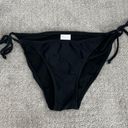 Xhilaration Black Tie Bikini Bottoms Photo 0