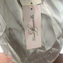 Linea Donatella  Women's Pajama Top Only Satin Long Sleeve White Size Small NWT Photo 5