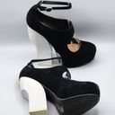 DV by Dolce Vit DV8 by Dolce Vita Genni Black Suede Pumps Heels Platform Chunky Shoes 7.5 Photo 4