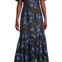 Elliatt  Planetary Asymmetric Jacquard Maxi Dress, Navy/Black, New w/Tag $389.95 Photo 1