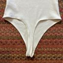 American Eagle  WHITE RIBBED TANK BODYSUIT ONE PIECE Photo 5