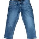 Seven7 Medium Wash Girlfriend Denim Capri Jeans Size 8 Photo 0