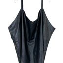 Universal Standard  Black Faux Leather Tank Top Sz 3XL Photo 0