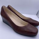 Life Stride leather brown wedges women Size 6.5M Photo 7