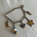 Disney  | Charm Bracelet Minnie, Mickey, Donald Duck, Tinkerbell, Mickey Ears Photo 0