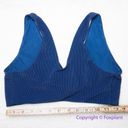 Beach Riot NEW  Dallas Ribbed Bikini Top in navy blue, size S Photo 7