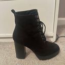 Forever 21 Suede High Top Heel Boots Photo 1