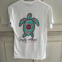 Simply Southern T-Shirt Turtle White Small Photo 1