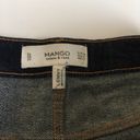 Mango  Relaxed Lonny Girlfriend‎ Ankle Crop Jeans Blue Denim Womens Size 8… Photo 4