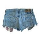 Ralph Lauren  Denim&Supply Boyfriend Cut-Off Flag Distressed Jean Shorts, Size 24 Photo 6