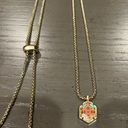 Kendra Scott Teo Dichroic Glass Gold Necklace Photo 0