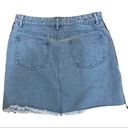 Sans Souci  Denim Skirt Mini skirt rainbow stripe on side 90s vibes Photo 1