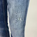 Kimberly Reign Blue  Faded Low Rise Distressed Skinny Ankle Crop Denim Jeans 29R Photo 4