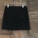 Celebrity Pink  Skirt Women's 3/26 Black Denim Festival Stretch Short Pockets Photo 3