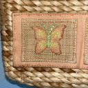 Vtg Butterfly Purse Cornhusk Handbag Bohemian Bag Feminine Y2K Summer Girly Photo 3