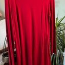 Wearever Red Pleated Long Sleeve Knee Length Dress  J Jill Size Medium Tall Photo 0