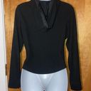 Athletic Works Black  Half Zip Work Out Hoodie Top Size Small Photo 6