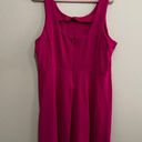 J.Crew  Berry Pink Scoop Neck Sleeveless Stretch Dress 2X Photo 7