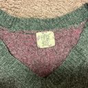 Hippie Rose Cropped Grey Sweater Photo 1