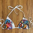 Ed Hardy Vintage Y2K Rare White Blue Dragon String Triangle Edgy Bikini Set Photo 1