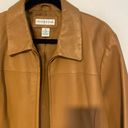 Vintage Leather Jacket Brown Size XL Photo 2