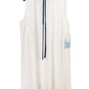 CeCe  Sweetheart Ivory Peter Pan Collar Sleeveless Shift Dress Size 12 NWT Photo 0