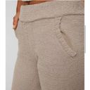 UGG Safiya Woman Cozy Relaxed Knit Fleece Joggers Pants in Granite High Waist XL Photo 2