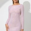 Oh Polly Pink Sequin Dress Photo 0