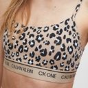 Calvin Klein  bralette feel like you‎ are not wearing nothing leopard print M Photo 1