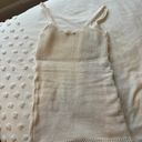 ZARA White Knit Crochet Mini Dress Photo 6