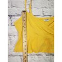 Krass&co NWT Arizona Jean  Jrs Size Large Yellow Cropped Tank Top Adjustable Straps Photo 2