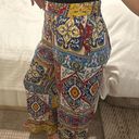 Haute Hippie Wide leg pants boho resort flowey pattern beachwear lounge indoor/ outdoor Photo 1