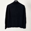 Everlane  The Cashmere Oversized Turtleneck Sweater Black Photo 4