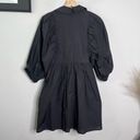 Hunter Bell  Dress Noah Cotton Poplin Collared Little Black Mini Dress Size S Photo 5