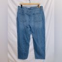 Crown & Ivy  Medium Wash Denim High Rise Straight Leg Balloon Fit Jean size 14 Photo 6